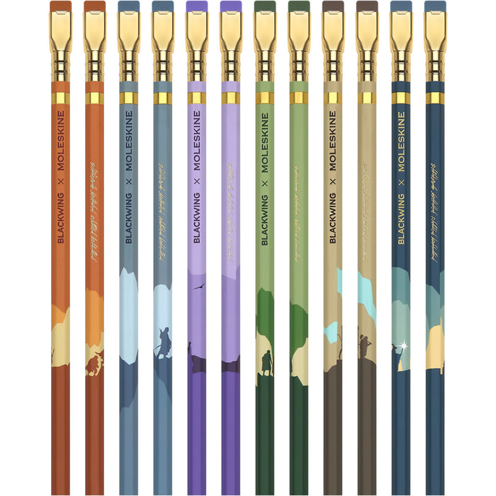 Moleskine Limited Edition Lord Of The Rings Blackwing Set of 12 Soft Pencils