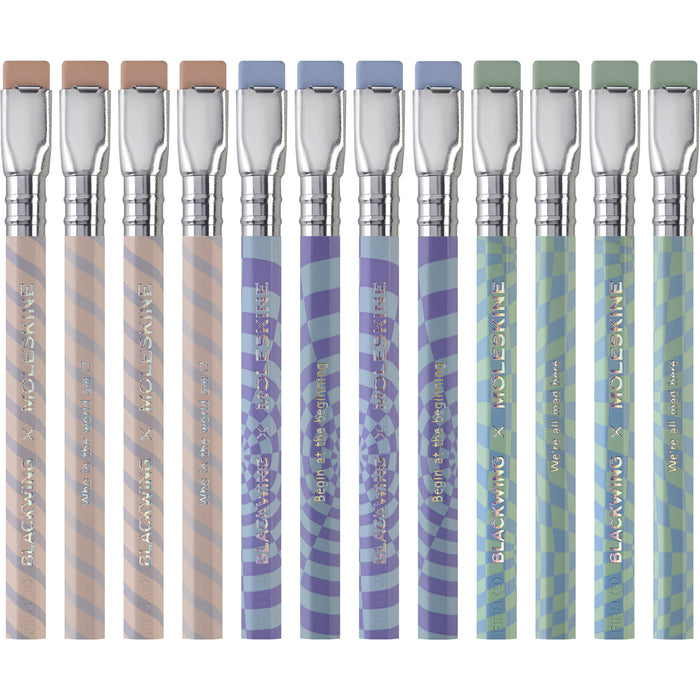 Moleskine Limited Edition Alice Blackwing Set of 12 Mini Pencils