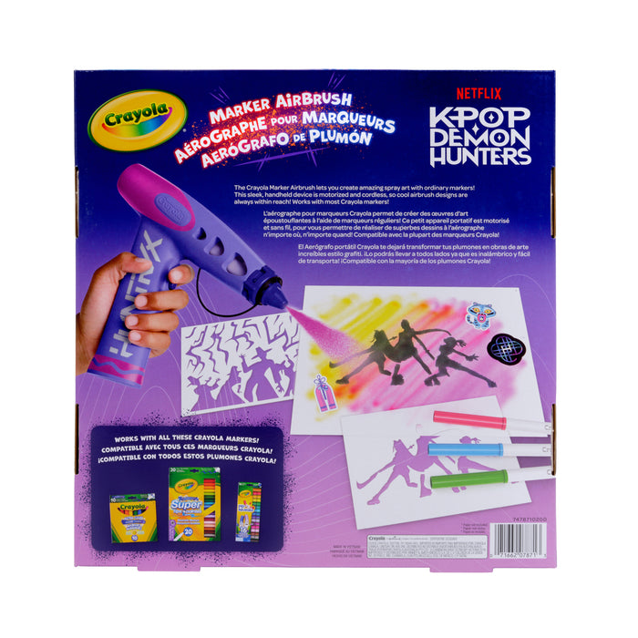 Crayola Marker Airbrush KPOP Demon Hunters