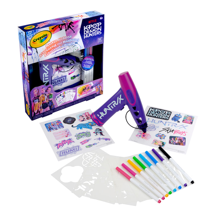 Crayola Marker Airbrush KPOP Demon Hunters