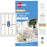 Avery L7264 Gloss White with Gold Border Rectangle Printable Labels 80's Pack, A5 Sheet, Laser & Inkjet Printable