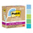 Post-it Recycled Super Sticky Notes 76x76mm, Oasis,  Pack of 5 x 100 sheets (654R-5SST)