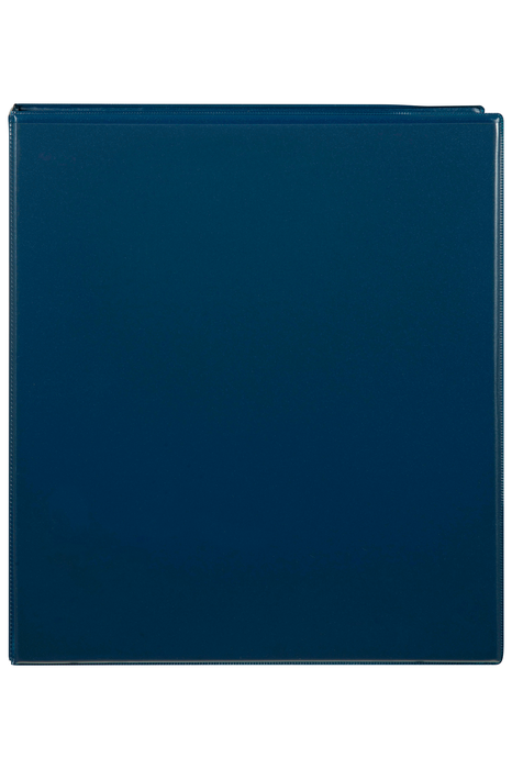 Marbig A4 Insert Cover Ring Binder, 38mm 4 D Rings, Blue
