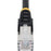 10m CAT6a Ethernet Cable - Black - Low Smoke Zero Halogen (LSZH) - 10GbE 500MHz 100W PoE++ Snagless RJ-45 w/Strain Reliefs S/FTP Network Patch Cord IM5659499