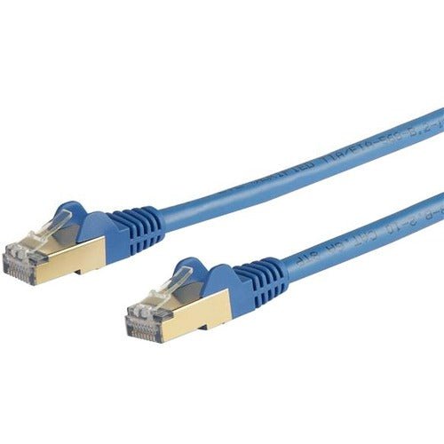 10m CAT6a Ethernet Cable - Blue - RJ45 Snagless Connectors - CAT6a STP Cord - Copper Wire - Network Cable (6ASPAT10MBL) IM4833162