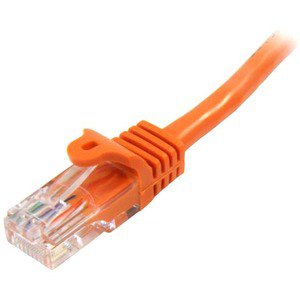 10m Orange Cat5e Ethernet Patch Cable with Snagless RJ45 Connectors IM3648449
