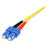 10m Single Mode Duplex Fiber Patch Cable - LC to SC OS1 Single Mode 9/125 Duplex LSZH Fiber Patch Cord - Yellow 10 meter IM2650621