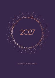2027 Collins Designer A4 Monthly Planner, Geometric, 210mm x 297mm