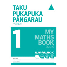 Warwick My Maths Book 1, Unruled, 64 Page