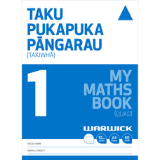 Warwick My Maths Book 1, 10mm Quad, 64 Page