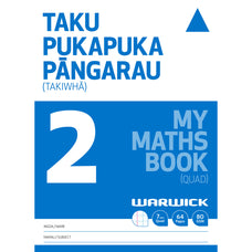 Warwick My Maths Book 2, 7mm Quad, 64 Page