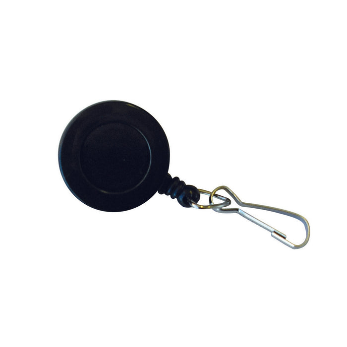 Kevron ID1021 Badge Reel Clip On Swivel, Black