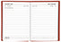 2027 Collins Pocket Diary A71P, Day Per Page, PVC Cover, Red, 74mm x 105mm
