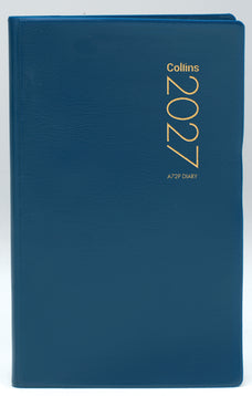 2027 Collins Pocket Diary A72P, Two Days Per Page, PVC Cover, Navy, 74mm x 105mm