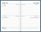2027 Collins Pocket Diary A72P, Two Days Per Page, PVC Cover, Navy, 74mm x 105mm