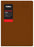 2025 Collins Rhapsody A41 Appointment Diary, Day Per Page, Soft Touch Skiver PU Cover, Cappuccino, 210mm x 297mm