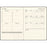 Collins A5 Undated Lifestyle Diary, Tan