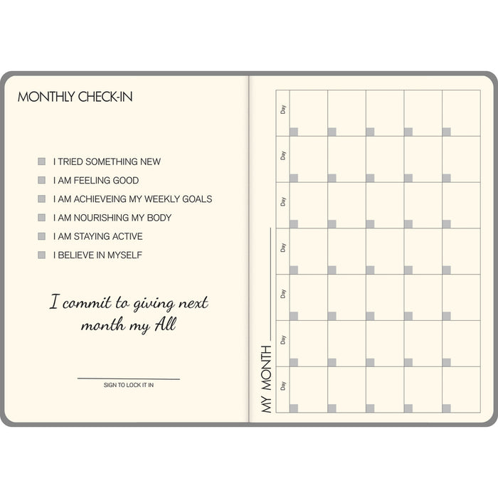Collins A5 Undated Lifestyle Diary, Tan