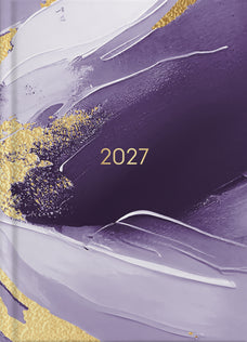2027 Collins Diary A53, Week To View, Painterly, Assorted Design, 148mm x 210mm