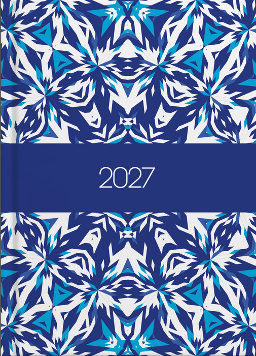 2027 Collins Diary A53, Week To View, Geometric, Assorted Design, 148mm x 210mm