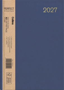 2027 Collins Diary A51, Enviro, Day Per Page, Wiro Bound, Assorted Design Cover, 148mm x 210mm