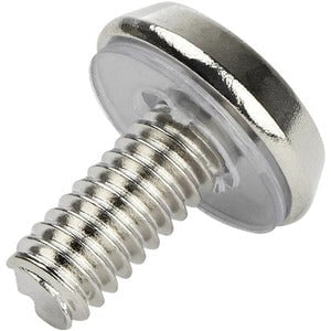 12-24 Server Rack Screws - 50 pack - Mounting Screws for Rack and Server Cabinets - Nickel-Plated (CABSCRWS1224) IM4732505
