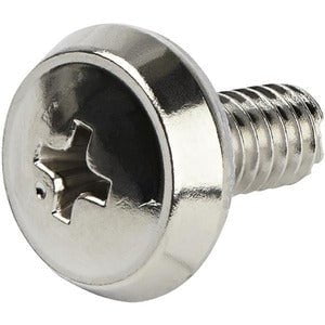 12-24 Server Rack Screws - 50 pack - Mounting Screws for Rack and Server Cabinets - Nickel-Plated (CABSCRWS1224) IM4732505