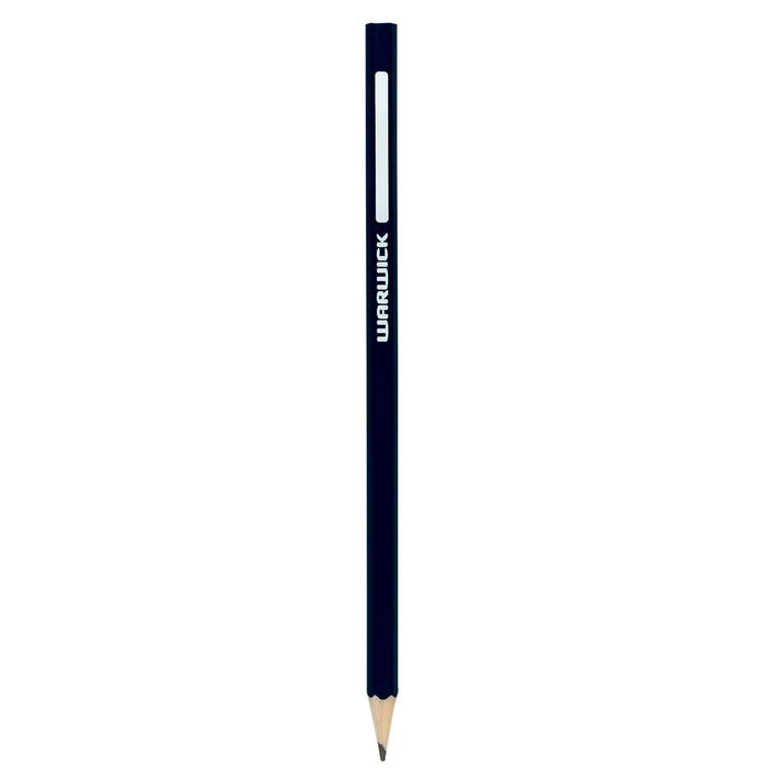 Warwick Hexagonal HB Pencil with Name Plate, Bilingual, Pack of 6