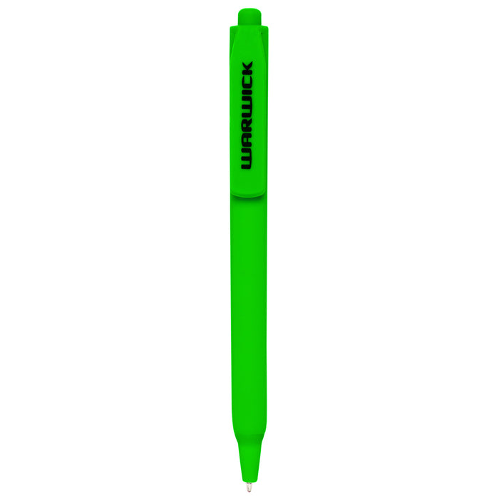 Warwick Triangular Barrel Ballpoint Pen, Medium 1.0mm, Green, Pack of 12
