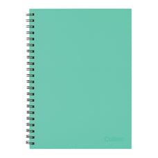 Collins A4 Notebook Wiro Bound Mint Green Cover