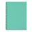Collins A4 Notebook Wiro Bound Mint Green Cover