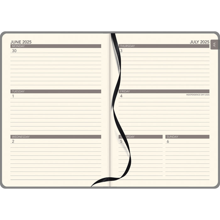 Collins Mid Year A5 Executive Diary, Week To View, 2025/2026