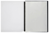 Marbig A4 20 Pocket Refillable Display Book, Clear Front, Black Backing