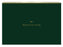 Collins Undated A4 Designer Desk Pad, Week to View, 50 Sheets, Executive Green, 210mm x 297mm
