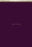 Collins B5 Wiro Bound One on One Notepad, Hard Cover, 50 Sheets, Mulberry, 170mm x 250mm