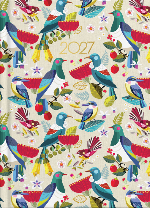 2027 Collins A51 NZ Artist Ellen Giggenbach Diary, Day Per Page, 148mm x 210mm