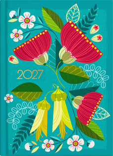 2027 Collins A53 NZ Artist Ellen Giggenbach Diary, Week Per View, 148mm  x 210mm