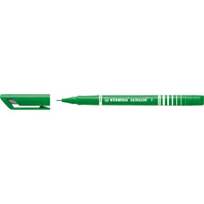 Stabilo Sensor Fineliner 189/36, Green, Pack of 10