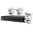 HILOOK 6MP 4-Channel Surveillance Camera Kit with 2TB HDD. Includes 2x IPC-T261H-MU 6MP Turret PoE IP 2.8mm Fixed Lens Cameras, 1x 4-Channel 1U PoE 4K NVR, 1x 1m Ethernet Cable, 1x 2m HDMI Cable.