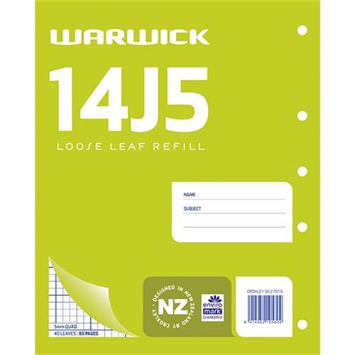 14J5 Warwick Loose Leaf Refill CX115115