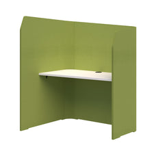 Sonic Focus Pod Desk, Left Hand, 1500/1300mm High x 1200mm Long x 1000/625mm Deep, Choice of colours