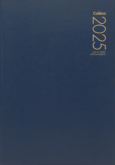 2025 Collins A41 Day To Page Appointment Diary, Navy