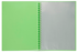 Marbig A4 20 Pocket Refillable Display Book, Translucent Lime Cover