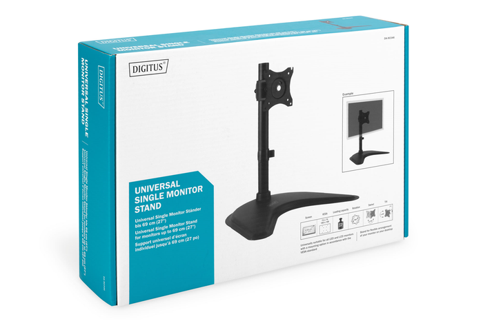 Digitus 15-27" LCD Monitor Stand with Desk Stand Base