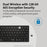 Kensington Multi-Device Dual Wireless Compact Keyboard Black, Up To 3 Devices