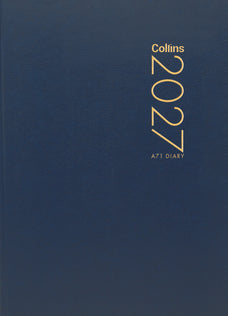 2027 Collins Pocket Diary A71, Day Per Page, Navy, 74mm x 105mm