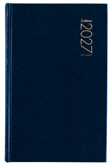 2027 Collins Diary 81A Appointment Diary, Day Per Page, Navy, 125mm x 195mm