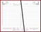 2027 Collins Diary 81A Appointment Diary, Day Per Page, Red, 125mm x 195mm