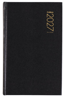 2027 Collins Diary 81A Appointment Diary, Day Per Page, Black, 125mm x 195mm