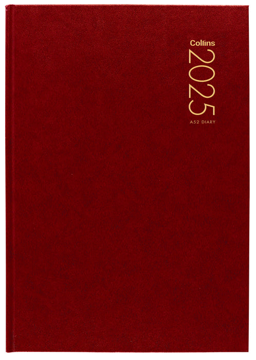 2025 Collins Diary A52 - Red